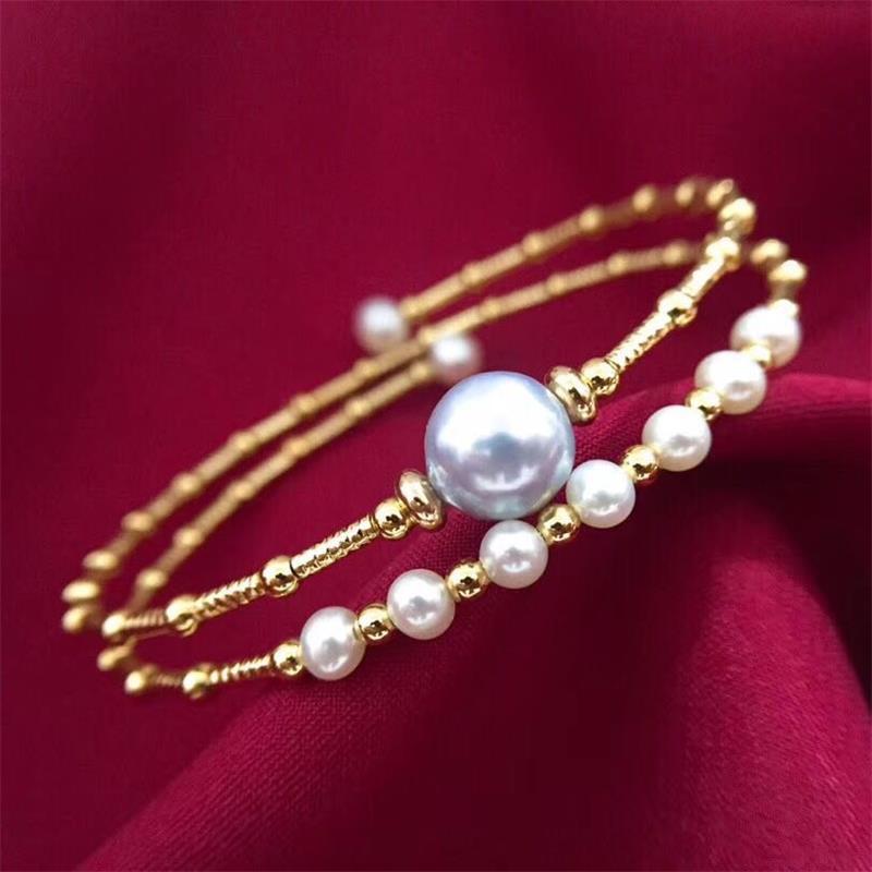 Starry Night Freshwater Pearl Bracelet