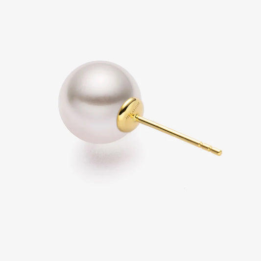 Fresh Water Pearl 18K Gold Simple Stud Earrings